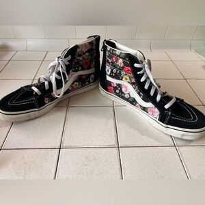 Kids Vans Sk8-Hi shoes floral